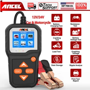 ANCEL BA301 Car Battery Testers Battery Load Cranking Charging Voltage Analyzer - Picture 1 of 11