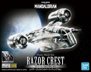 Bandai Star Wars Vehicle Model EX018 Kit Razor Crest Silver Coating Edition - Picture 1 of 2