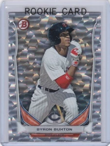 BYRON BUXTON ROOKIE CARD Minnesota Twins 2014 Bowman SILVER ICE VERSION RARE RC! - Picture 1 of 2