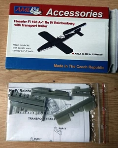 Fieseler Fi 103 A-1 Re IV w/ Transport Trail by AML in 1/144 (Resin) - Picture 1 of 2