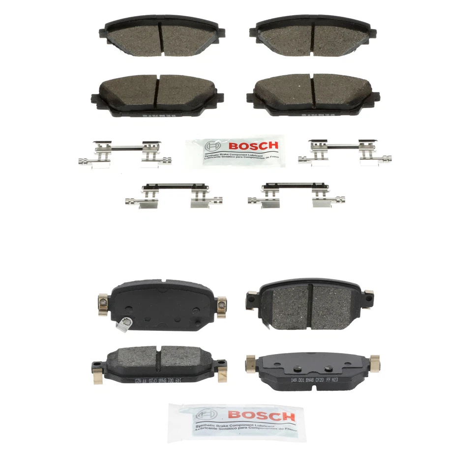 Kit de pastillas de freno de disco cerámicas delanteras y traseras Bosch azul para Mazda 3 3 Sport CX-3 Foto 1 de 1