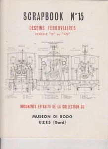 SCRAPBOOK DESSINS FER O ou HO N°15 VOIT 3e CC 13960 / MIDI 1401 / TENDERS 8 M3 - Picture 1 of 4