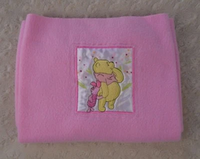 Manta Disney Baby Winnie the Pooh Lechón Rosa Vellón Seguridad Lovey Foto 1 de 4