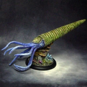 Painted Orthocone Sea Monster - Reaper Miniature Dungeons D&D Pathfinder RPG - Picture 1 of 6