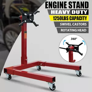 Engine Gearbox Support Stand Holder 1250lb Car Vehicle Repair Machine Tool Wheel - Picture 1 of 11