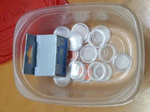 LOTE, Cápsulas Moneda 18mm Marca Faro, Mezcla de Nuevas y Usadas, 36 Unidades - Imagen 1 de 2