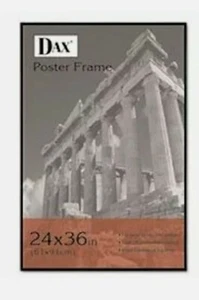 6 PACK! Burnes Poster Frame - 24" X 36" Insert - Wall Mountable vert/hor. - Picture 1 of 2