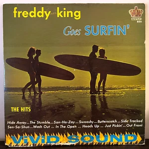 FREDDY KING - Goes Surfin' (1963) - 12" Vinyl Record LP - VG - Picture 1 of 3