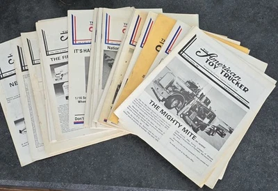 Винтажные американские журналы для игрушечных дальнобойщиков 25 лот 1984-88 в хорошем состоянии б/у - Изображение 1 из 4