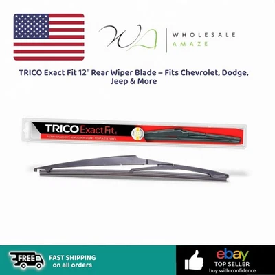 TRICO Exact Fit 12" Rear Wiper Blade – Fits Chevrolet, Dodge, Jeep & More Foto 1 de 4