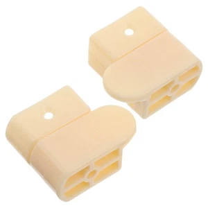  1 Set Di Ricambi Mobili Neonati Chiusure in Plastica Fibbie per Prolunga Cancello Neonato - Foto 1 di 12