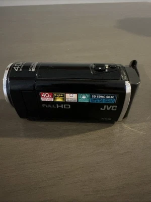 JVC Full HD Camcorder Optical Zoom GZ-E10BU 40X Optical Zoom CMOS SD Working - Image 1 of 4