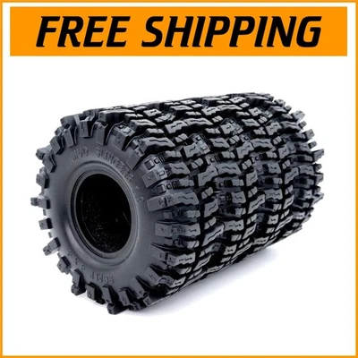 4pcs 1.9 Soft Sticky Mud Slingers Tires - Perfect for Traxxas & Axial Crawlers - Image 1 of 4