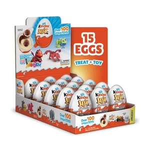 (15) Huevos Kinder Joy (1 caja nueva) 10,5 oz golosina y juguete. Precintado - Exp: ABRIL 2026 - Imagen 1 de 9