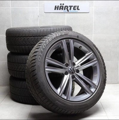 VW Arteon Shooting Brake Winterräder 8,0J ET40 245/45 R18 96V RDKS Sebring - Bild 1 von 4