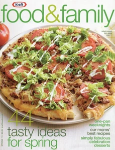 KRAFT FOOD & FAMILY MAGAZINE Spring 2013 Salad Taco Pizza 44 Tasty Spring Ideas - Picture 1 of 3