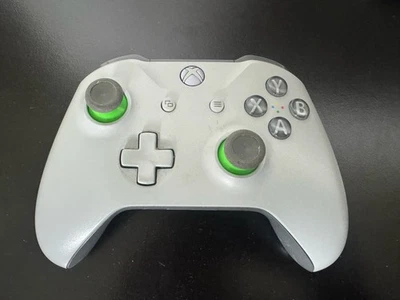Microsoft Xbox One S Wireless Grey Green Controller | Gaming FREEPOST - Image 1 of 2