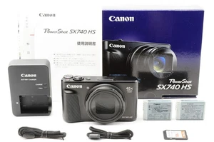 [Mint in Box] Canon PowerShot SX740 HS 20.3MP Digital Camera - Black [Japan] - Picture 1 of 12