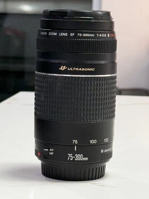 Canon EF 75-300mm f/4-5.6 III USM Telephoto Lens – One Owner - Image 1 of 4