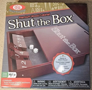 IDEALE Shut The Box NUOVO Gioco Classico Gameboard 2015 SIGILLATO! - Foto 1 di 2