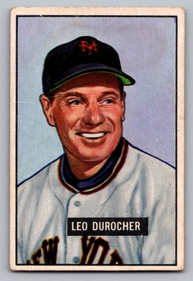 1951 BOWMAN #233 LEO 'THE LIP' DUROCHER GIANTS - Image 1 of 3