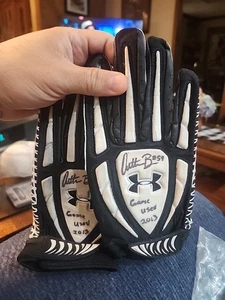 Arthur Brown Baltimore Ravens Authentic Under Armour Fußballhandschuhe signiert - Bild 1 von 6