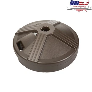 Base paraguas rellenable duradera mesa patio exterior soporte resistente a la intemperie nuevo - Imagen 1 de 32