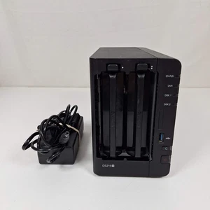 NAS Synology DS216+ 2 alloggiamenti con adattatore di alimentazione e caddie (senza HDD o cover) - Foto 1 di 8