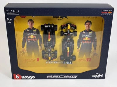 Red Bull RB20 Verstappen #1 Y Perez #11 2 Coche Set 1:43 Escala Bburago 38099 - Imagen 1 de 4