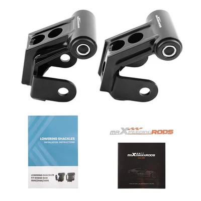 Kit de nivelación de grilletes reductores de caída de 2" de 2 piezas para Dodge Ram 2500 3500 03-2013 Foto 1 de 4