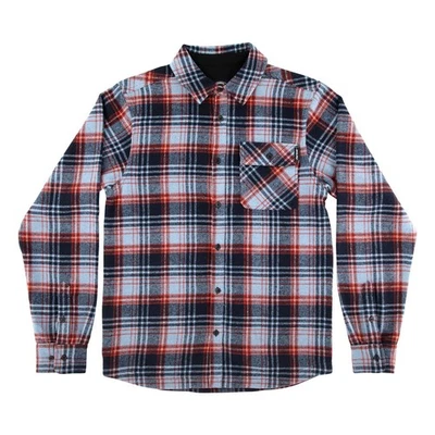 Santa Cruz Skateboards Longsleeve Shirt Classic Flannel Blue Plaid - Image 1 of 3