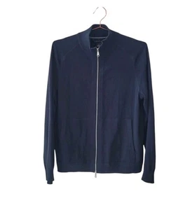 Maglione cardigan usato BANANA REPUBLIC M Pima cotone cashmere full zip - Foto 1 di 15