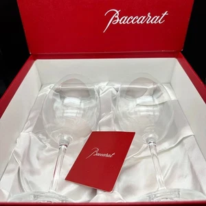 BACCARAT Oenologie Red Wine Glasses Set of Two with Box - Picture 1 of 7