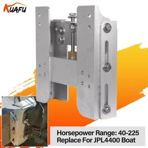 Adjustable 4'' Outboard Boat Aluminum Jack Plate Tool Silver - Foto 1 di 21