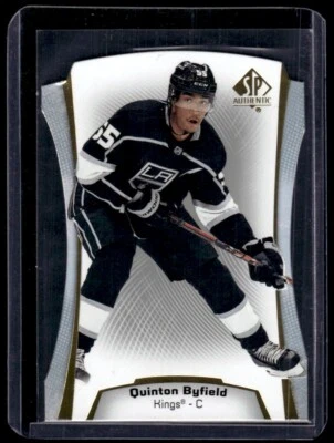 2021-22 SP Authentic Die Cut Quinton Byfield Rookie Los Angeles Kings #DC-22 - Image 1 of 2