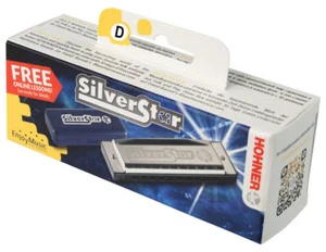 Hohner Enthusiast Series Silverstar Harmonica in the Key of D - Picture 1 of 2