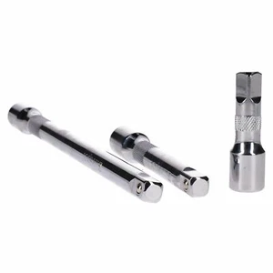 9 Stck. 1/4 Zoll 3/8 Zoll 1/2 Zoll Antrieb gerade Steckschlüssel Verlängerungsstange Set 75 mm 125 mm 250 mm - Bild 1 von 7