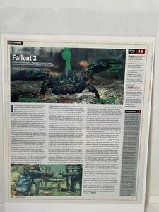 Fallout 3 video game review magazine article print ad wall art ephemera - Picture 1 of 8