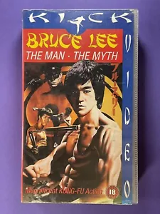 Bruce Lee, The Man The Myth, Kung-Fu Action, PAL VHS Video Tape, Cert 18 - Picture 1 of 3