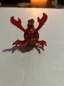 Disney Sirenita Cangrejo Sebastián 1996 Vintage Cuerda Caminar Figura Juguete - Imagen 1 de 3