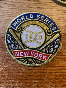 Camiseta deportiva de los Yankees de Nueva York de 1923 con logotipo de parche en la manga - Imagen 1 de 2