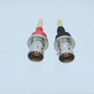 1pair Triax 3lugs TRB female to 4mm Banana male Adapter For Keithley Souce Meter - Picture 1 of 3
