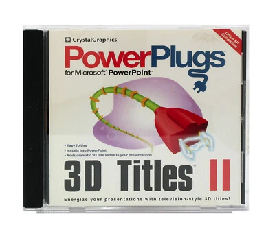 CrystalGraphics PowerPlugs 3D Titles II for MicroSoft PowerPoint - Image 1 of 3