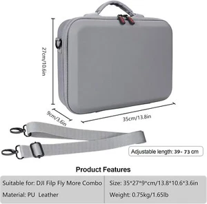 Aufbewahrungstasche Stoßfest Schutztasche Tragetasche Zubehör für DJI Flip RC 2 - Bild 1 von 17