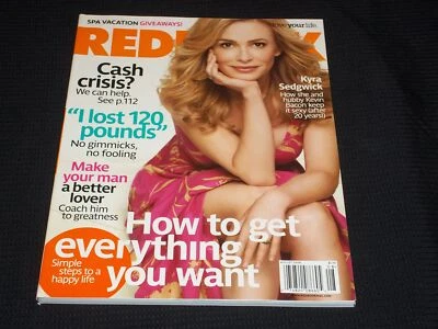 2008 AUGUST REDBOOK MAGAZINE - KYRA SEDGWICK COVER - L 10193 - Image 1 of 2
