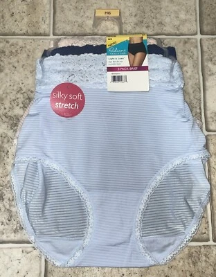 Paquete de 3 bragas ligeras y lujosas para mujer Radiant Vanity Fair talla 6 M nuevas con etiquetas Foto 1 de 4