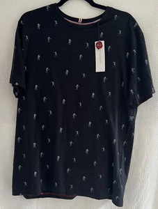 Denim & Flowers Ricky Singh Halloween Skeleton Tshirt Size Large NWT - Picture 1 of 4