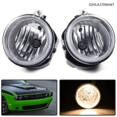 Fog Lights Bumper Lamps Fit For Dodge Challenger Charger Nitro Avenger Caliber - Image 1 of 4