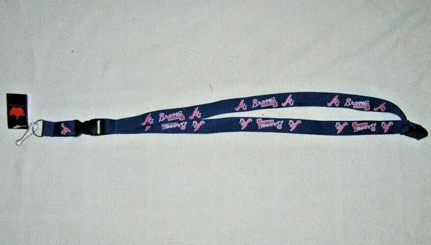 Baseball Atlanta Braves MLB Lanyard 22" Key Chain ID Holder NWT - Image 1 of 1