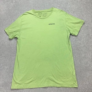 Patagonia Shirt Adult X Large Green Cool Hiking Trail Outdoor Organic Cotton Men - Picture 1 of 11